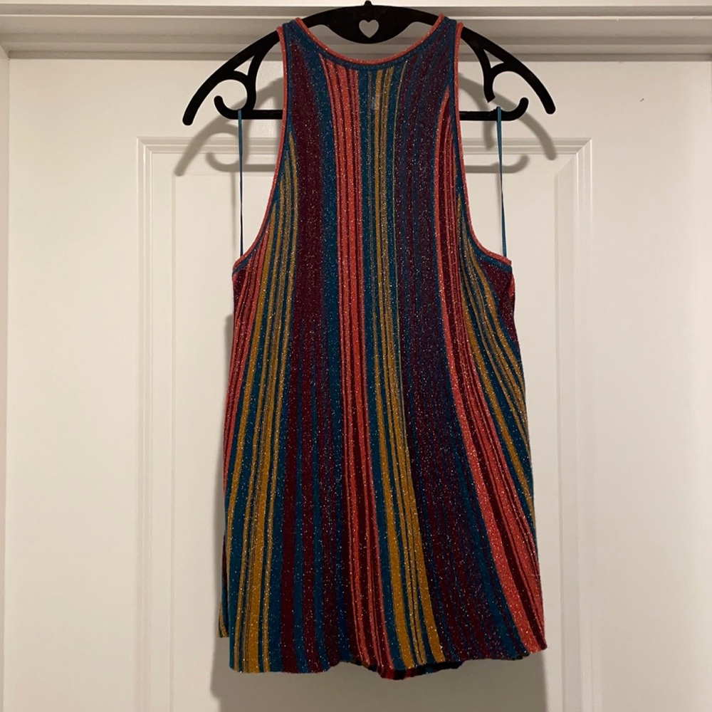 Multicolor glittery knit top from Zara
